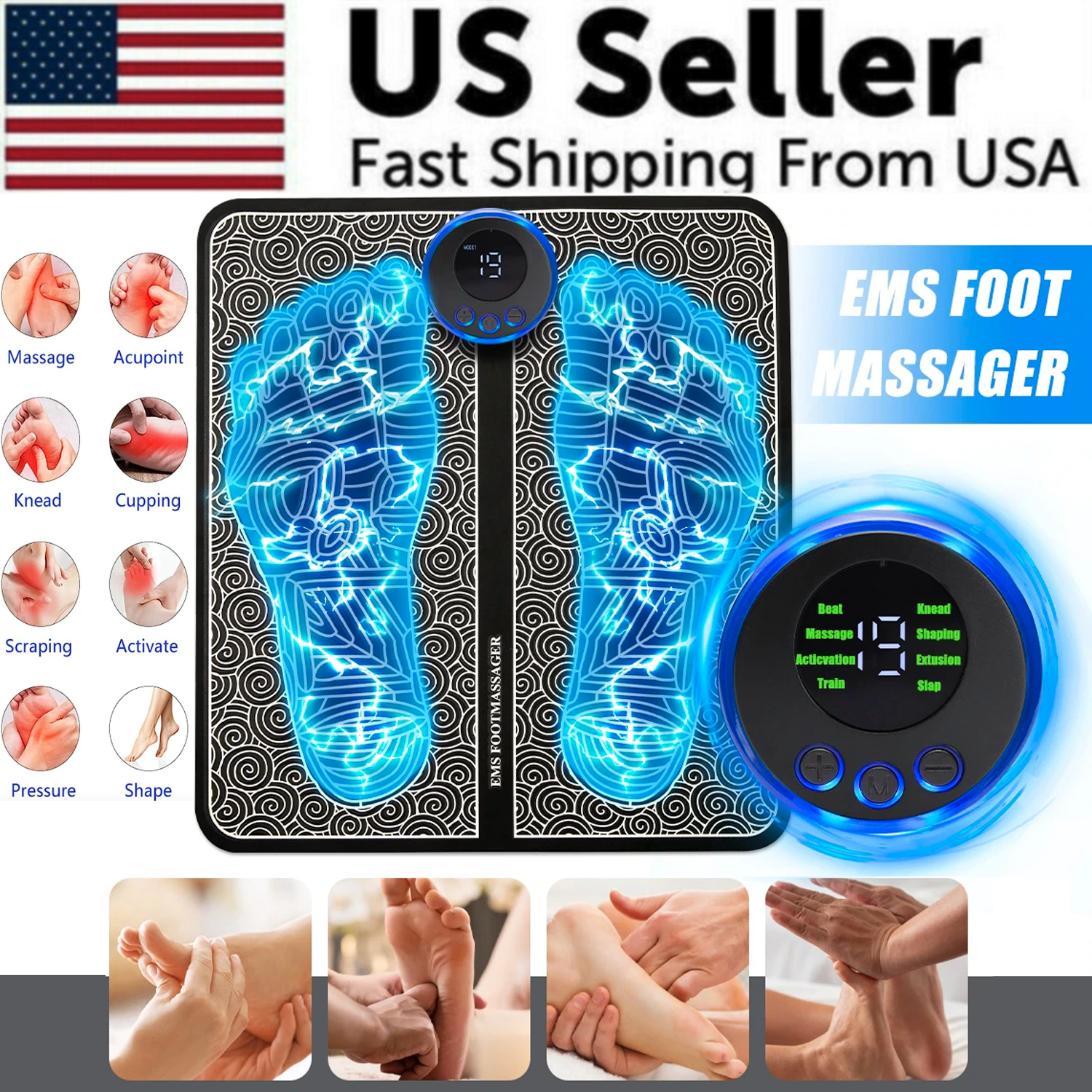 EMS Foot Therapy Massager